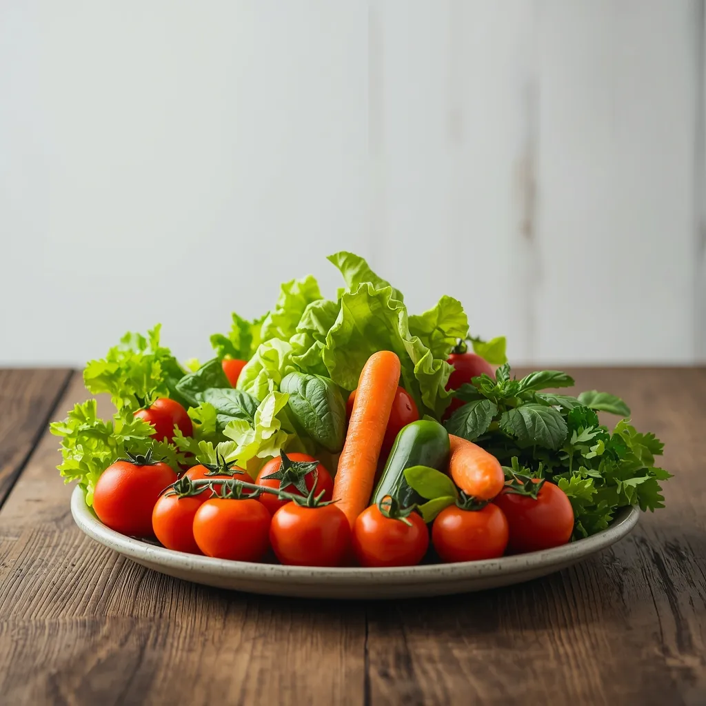 Tuoreet raaka-aineet ja kasvikset